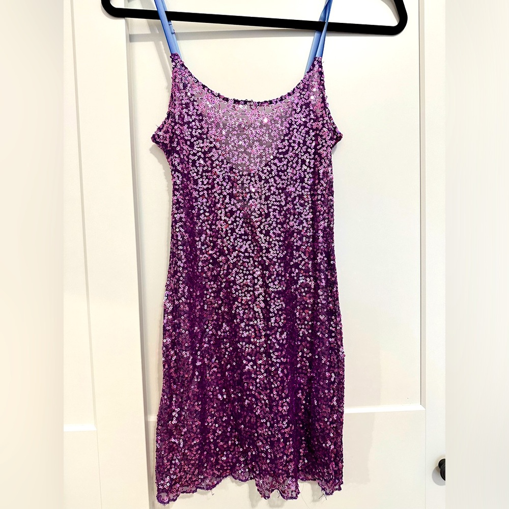 Free People Sequin Slip Mini